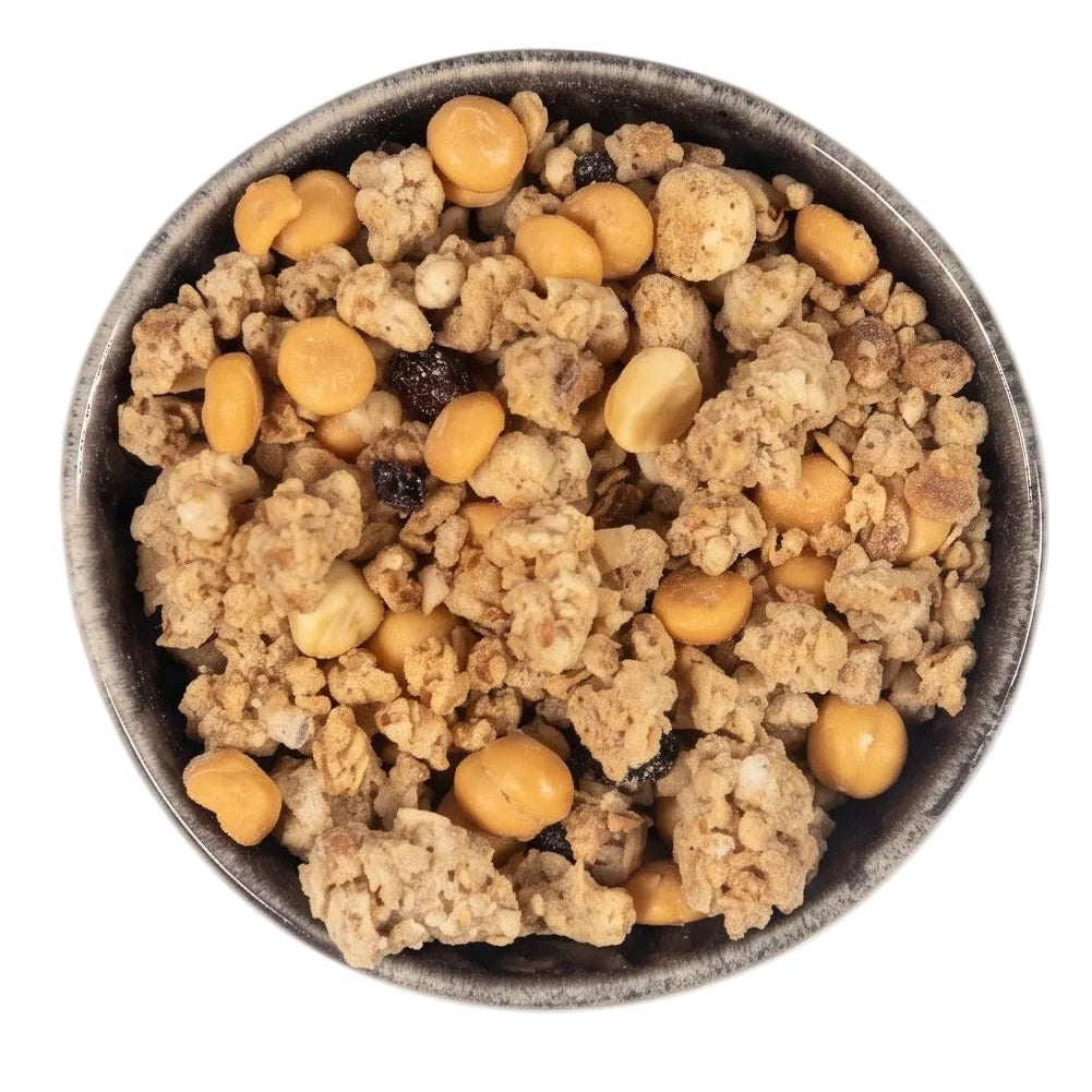 Granola karamel zeezout kruidnoten