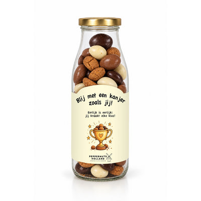 Peppernuts Quote Bottles – Blij met een kanjer zoals jij